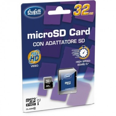MicroSD con adattatore - 32 GB