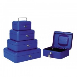 Cassette portavalori in metallo - 25 x 18 x 9 cm - Buffetti