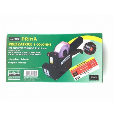 Prezzatrice - 1 pista - 8 colonne - Lebez