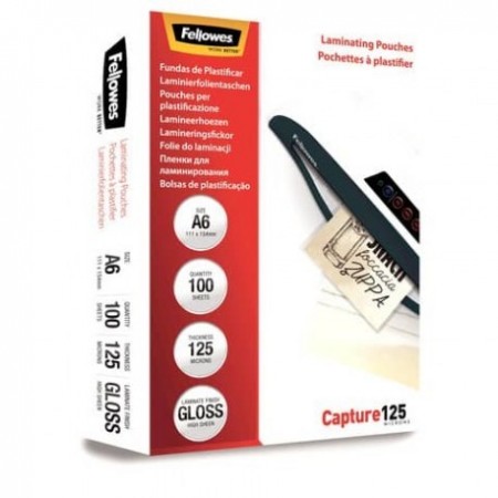 Pouches per plastificatrici - A6 - 125 microns - Fellowes