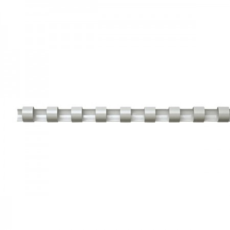 Dorsi plastici a 21 anelli - dorso 10 mm - bianco - Buffetti Dorsi plastici a 21 anelli - dorso 10 mm - bianco - Buffetti