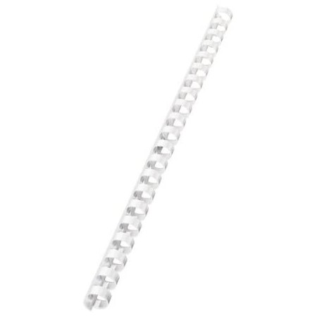 Dorsi plastici a 21 anelli - dorso 12 mm - bianco - Buffetti Dorsi plastici a 21 anelli - dorso 12 mm - bianco - Buffetti