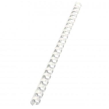 Dorsi plastici a 21 anelli - dorso 14 mm - bianco - Buffetti