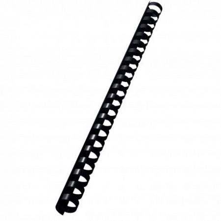 Dorsi plastici a 21 anelli - dorso 16 mm - Nero - Buffetti