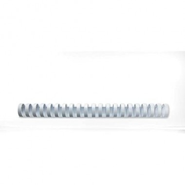 Dorsi plastici a 21 anelli - dorso 16 mm - bianco - Buffetti