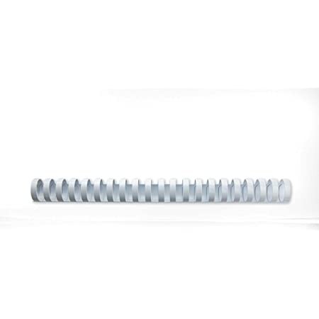 Dorsi plastici a 21 anelli - dorso 19 mm - bianco - Buffetti
