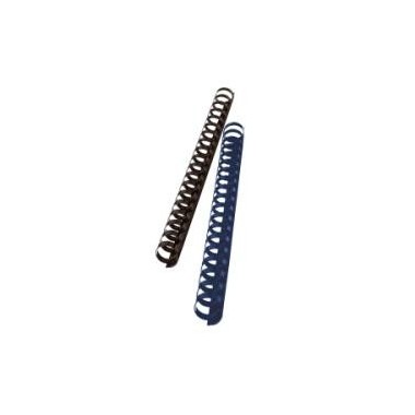 Dorsi plastici a 21 anelli - dorso 22 mm - nero - Buffetti
