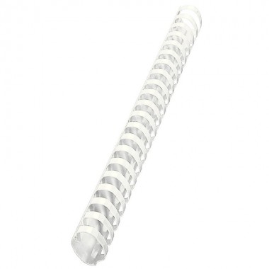 Dorsi plastici a 21 anelli - dorso 32 mm - bianco - Buffetti