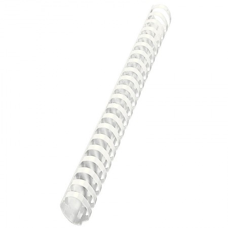 Dorsi plastici a 21 anelli - dorso 32 mm - bianco - Buffetti