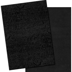 Cartoncini per rilegatura - nero - 250 g - Lebez