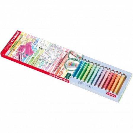 Evidenziatori Stabilo Swing cool + swing cool Pastel - 18 pezzi