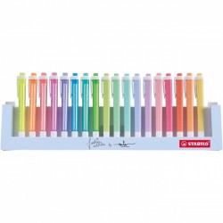 Evidenziatori Stabilo Swing cool + swing cool Pastel - 18 pezzi