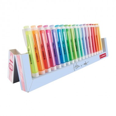 Evidenziatori Stabilo Swing cool + swing cool Pastel - 18 pezzi