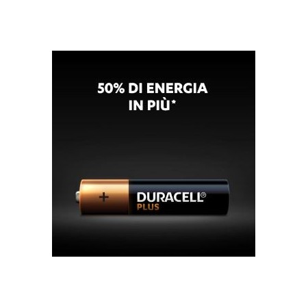 Batterie alcaline Plus  - ministilo - AAA - 4 pile - Duracell