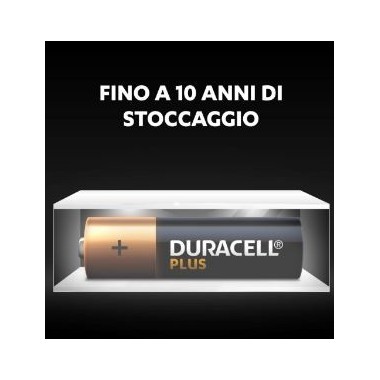 Batterie alcaline Plus - stilo - AA - 4 pile - Duracell