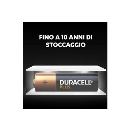 Batterie alcaline Plus - stilo - AA - 4 pile - Duracell