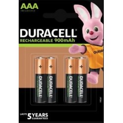 Batterie ricaricabili - ministilo - AAA - 4 pile - Duracell