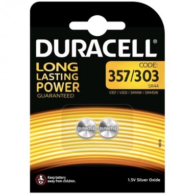 Batterie specialistiche - ossido di argento - 357/303 - Duracell