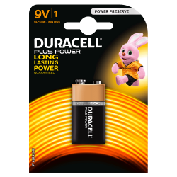 Batterie alcaline plus - 9V - Duracell