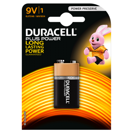 Batterie alcaline plus - 9V - Duracell