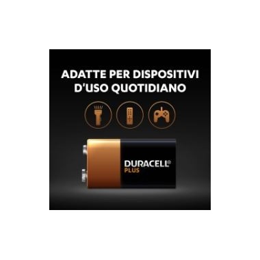 Batterie alcaline plus - 9V - Duracell