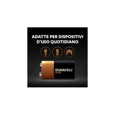Batterie alcaline plus - 9V - Duracell