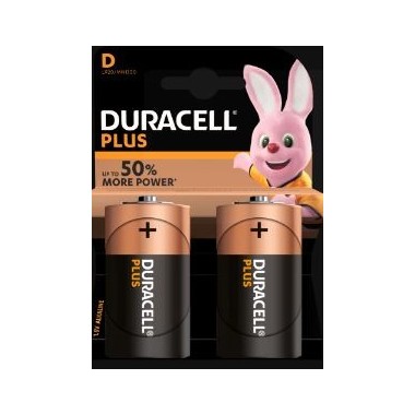Batterie alcaline plus - D - Duracell