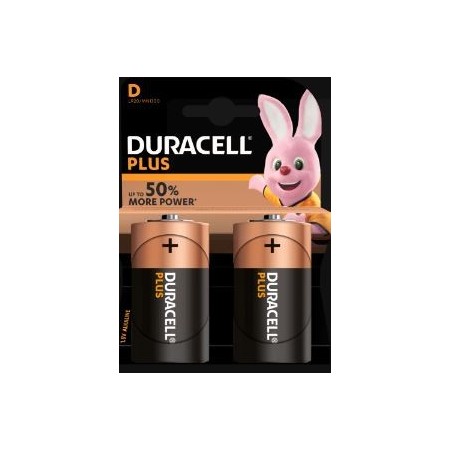 Batterie alcaline plus - D - Duracell