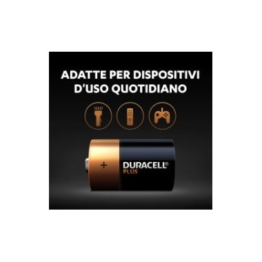 Batterie alcaline plus - D - Duracell