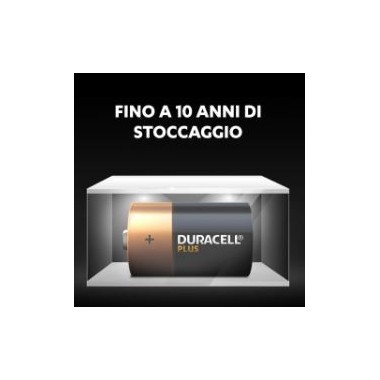 Batterie alcaline plus - D - Duracell