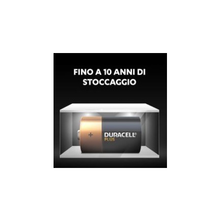 Batterie alcaline plus - D - Duracell