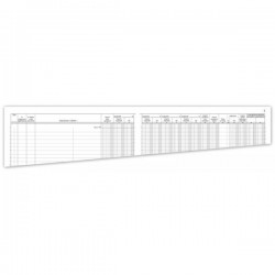 Registro delle Fatture - 50 pagine - 31 x 24,5 cm