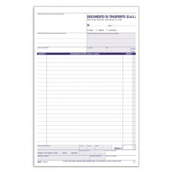 Documento di trasporto - 50 fogli - duplice copia - 29,7 x 21,5 cm