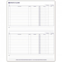 Registro sicurezza antincendio locali intrattenimento - 31 x 24,5 cm