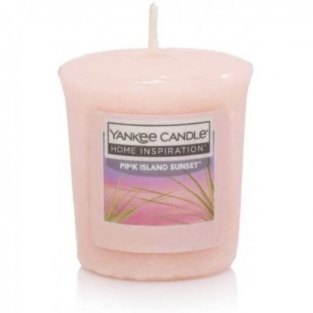 Yankee Candle Pink Island Sunset | Votive con Vasetto