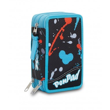 ASTUCCIO 3 ZIP PEN PAD Seven - PERSONAL ART ASTUCCIO 3 ZIP PEN PAD Seven - PERSONAL ART
